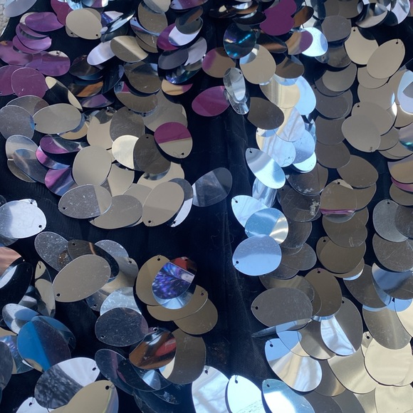 Milly Sequin Classic maxi skirt Milly Silver Paillette sparkle bling swiftie - Picture 8 of 14